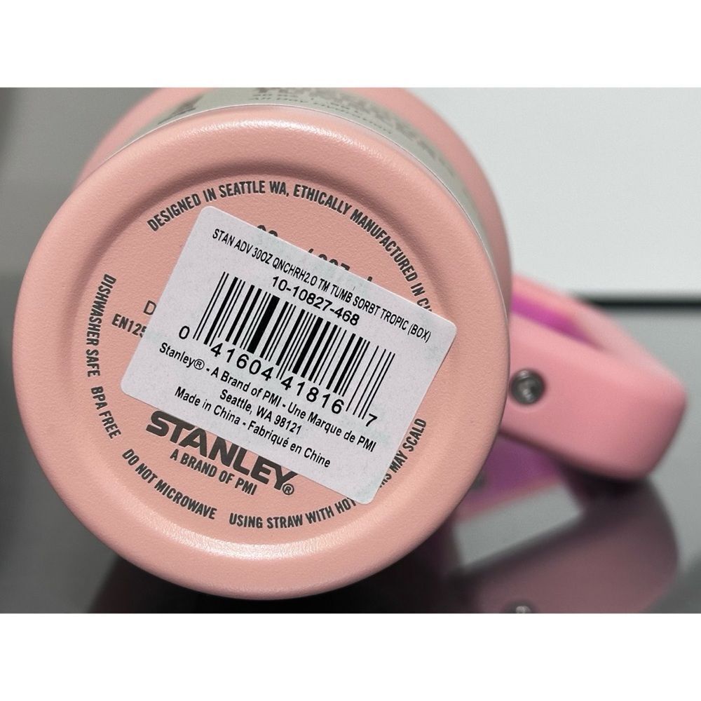 Stanley Quencher H2.0 FlowState Tumbler 30oz, SORBET TROPIC FLOWERS - Picture 4 of 4